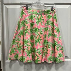 Lilly Pulitzer carrot print skirt Size 4